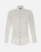 CARLO PIGNATELLI Camicia in cotone WHITE Uomo 