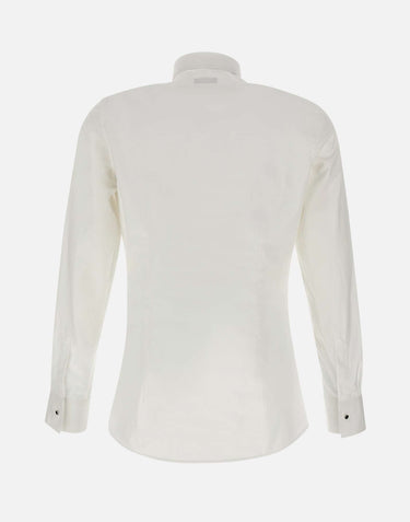 CARLO PIGNATELLI Camicia in cotone WHITE Uomo 