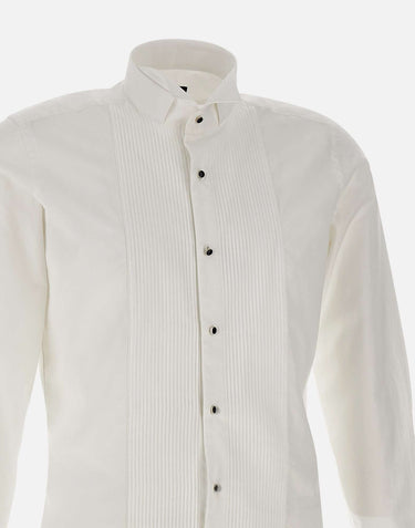CARLO PIGNATELLI Camicia in cotone WHITE Uomo 