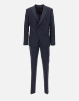 CORNELIANI Completo due pezzi in fresco lana BLUE Uomo 