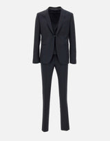 CORNELIANI Completo tre pezzi  in fresco lana BLUE Uomo 