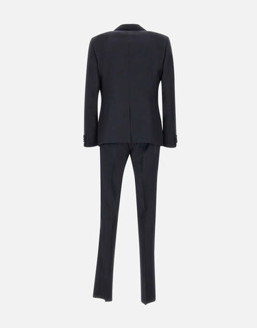 CORNELIANI Completo tre pezzi  in fresco lana BLUE Uomo 
