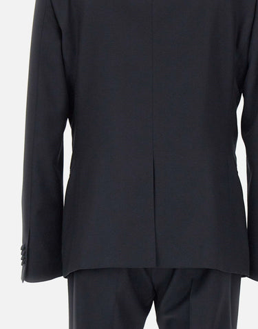 CORNELIANI Completo tre pezzi  in fresco lana BLUE Uomo 