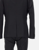 CORNELIANI Completo tre pezzi in fresco lana BLACK Uomo 