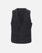 CORNELIANI Completo tre pezzi in fresco lana BLACK Uomo 