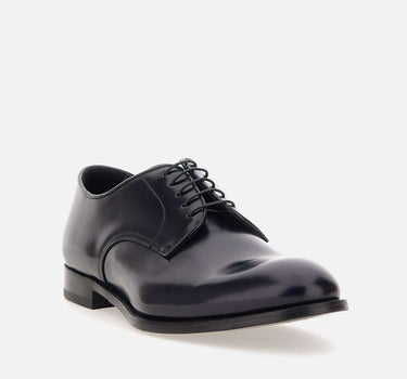 DOUCAL'S Stringate "Horse"  in pelle BLUE Uomo 
