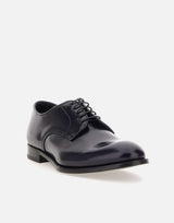 DOUCAL'S Stringate "Horse"  in pelle BLUE Uomo 