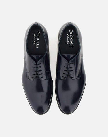 DOUCAL'S Stringate "Horse"  in pelle BLUE Uomo 