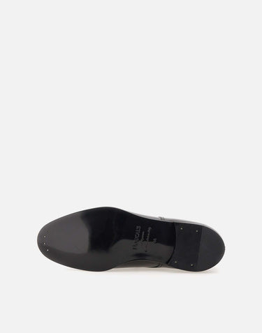 DOUCAL'S Stringate "Horse" in pelle BLACK Uomo 