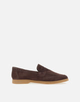 DUCA DEGLI ABRUZZI Mocassini "Amalfi" in pelle scamosciata BROWN Uomo 
