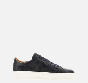 DUCA DEGLI ABRUZZI Sneakers "Panama" in pelle BLUE Uomo 