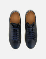 DUCA DEGLI ABRUZZI Sneakers "Panama" in pelle BLUE Uomo 