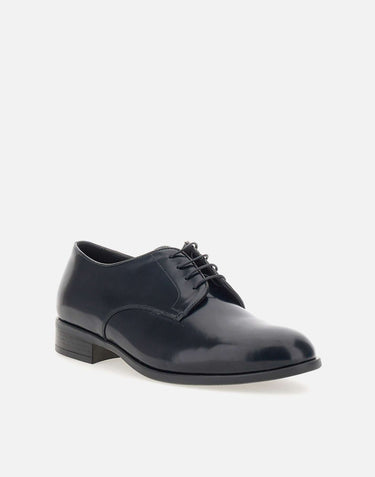DUCA DEGLI ABRUZZI Stringate in pelle spazzolata BLUE Uomo 