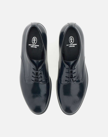 DUCA DEGLI ABRUZZI Stringate in pelle spazzolata BLUE Uomo 
