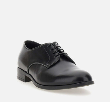 DUCA DEGLI ABRUZZI Stringate "Windsor" in pelle BLACK Uomo 