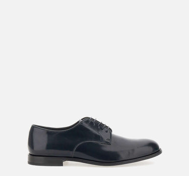 DUCA DEGLI ABRUZZI Stringate in pelle spazzolata BLUE Uomo 
