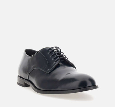 DUCA DEGLI ABRUZZI Stringate in pelle spazzolata BLUE Uomo 