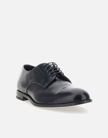 DUCA DEGLI ABRUZZI Stringate in pelle spazzolata BLUE Uomo 