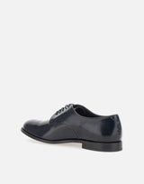 DUCA DEGLI ABRUZZI Stringate in pelle spazzolata BLUE Uomo 