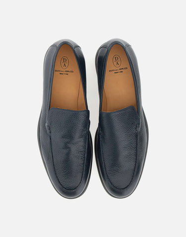 DUCA DEGLI ABRUZZI Mocassini "Lorenzo Plain" BLUE Uomo 