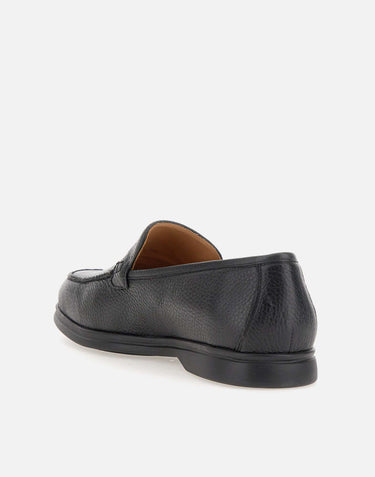 DUCA DEGLI ABRUZZI Mocassini "Lorenzo Plain" BLACK Uomo 