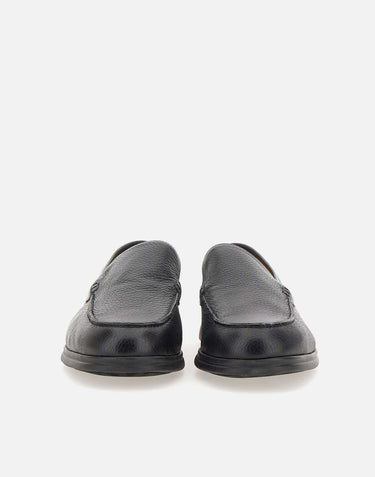 DUCA DEGLI ABRUZZI Mocassini "Lorenzo Plain" BLACK Uomo 