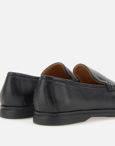 DUCA DEGLI ABRUZZI Mocassini "Lorenzo Plain" BLACK Uomo 