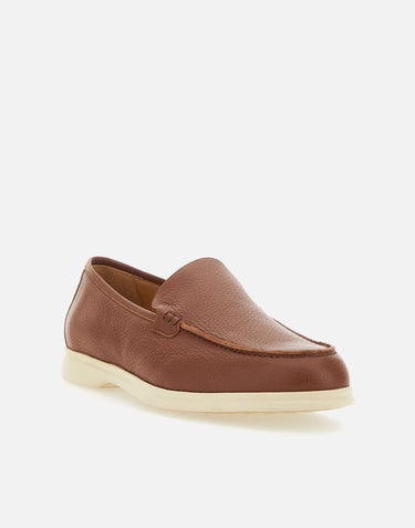 DUCA DEGLI ABRUZZI Mocassini  "Lorenzo Plain " BROWN Uomo 
