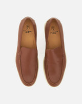 DUCA DEGLI ABRUZZI Mocassini  "Lorenzo Plain " BROWN Uomo 