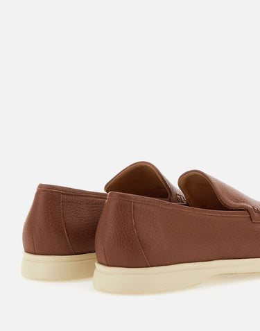 DUCA DEGLI ABRUZZI Mocassini  "Lorenzo Plain " BROWN Uomo 