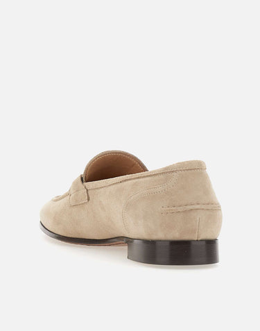 Mocassini "Vasco" in pelle scamosciata VASCO BEIGE DUCA DEGLI ABRUZZI 