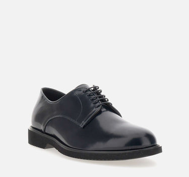 DUCA DEGLI ABRUZZI Stringate in pelle spazzolata BLUE Uomo 