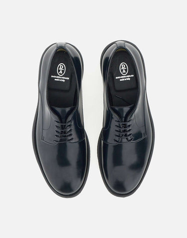 DUCA DEGLI ABRUZZI Stringate in pelle spazzolata BLUE Uomo 