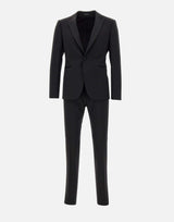 EMPORIO ARMANI Completo due pezzi cerimonia in fresco lana BLACK Uomo 
