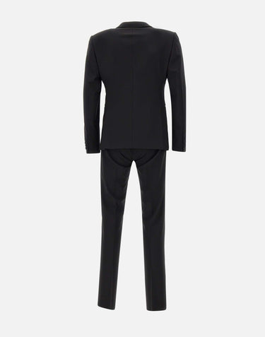EMPORIO ARMANI Completo due pezzi cerimonia in fresco lana BLACK Uomo 