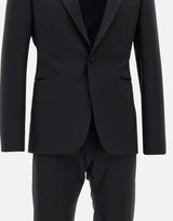 EMPORIO ARMANI Completo due pezzi cerimonia in fresco lana BLACK Uomo 