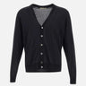 FILIPPO DE LAURENTIIS Cardigan in cotone BLACK Uomo 