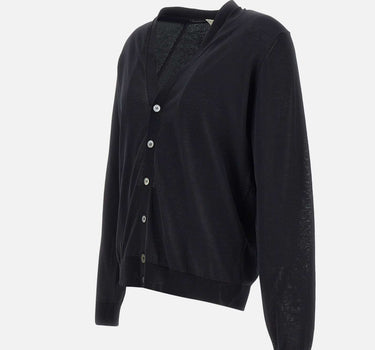 FILIPPO DE LAURENTIIS Cardigan in cotone BLACK Uomo 