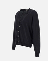 FILIPPO DE LAURENTIIS Cardigan in cotone BLACK Uomo 