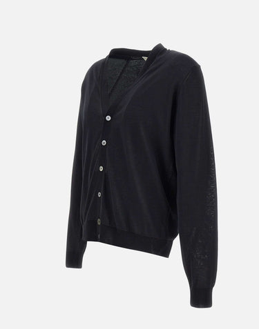 FILIPPO DE LAURENTIIS Cardigan in cotone BLACK Uomo 