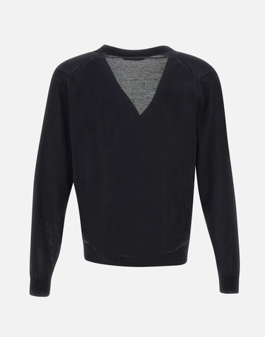 FILIPPO DE LAURENTIIS Cardigan in cotone BLACK Uomo 