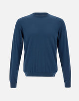 FILIPPO DE LAURENTIIS Maglia "Sea Island" in cotone BLUE Uomo 