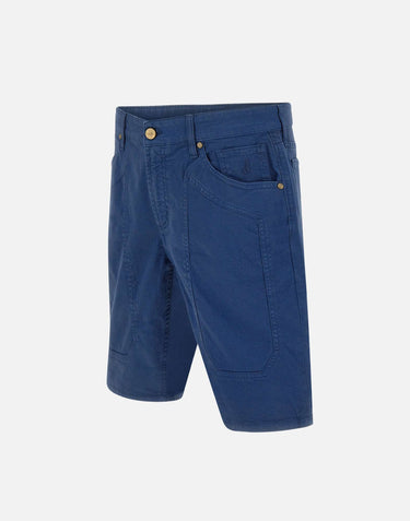 JECKERSON Shorts "Jayden" in cotone BLUE Uomo 