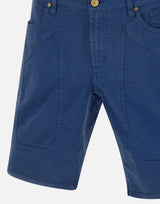 JECKERSON Shorts "Jayden" in cotone BLUE Uomo 