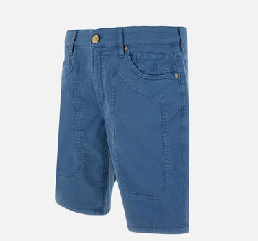 JECKERSON Shorts "Jayden" in cotone Light Blue Uomo 