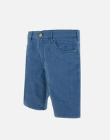 JECKERSON Shorts "Jayden" in cotone Light Blue Uomo 
