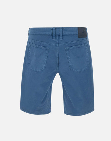 JECKERSON Shorts "Jayden" in cotone Light Blue Uomo 