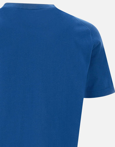 KANGRA T-shirt in cotone BLUE Uomo 