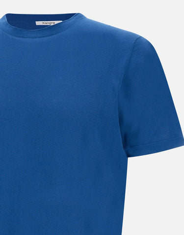 KANGRA T-shirt in cotone BLUE Uomo 