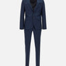 MANUEL RITZ Completo due pezzi in viscosa BLUE Uomo 